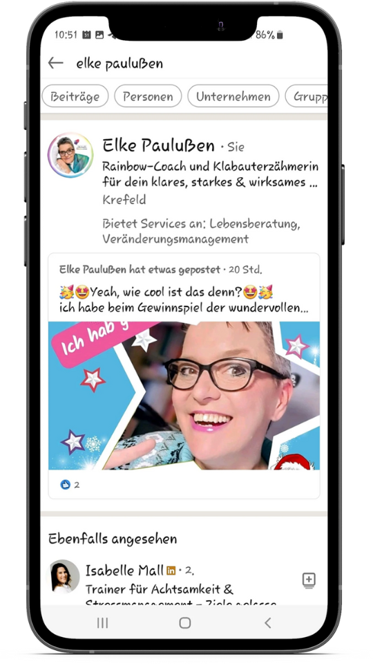 Profil LinkedIn Elke Paulussen