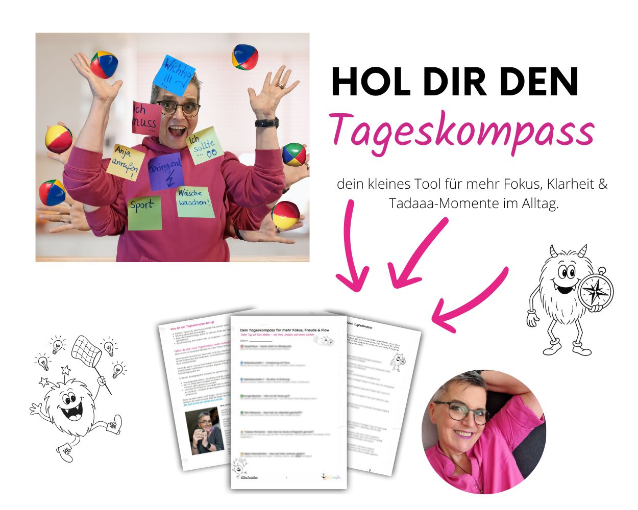 Mockup Tageskompass